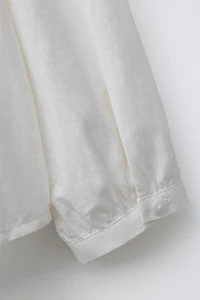 EMBROIDERED PETER PAN COLLAR BLOUSE