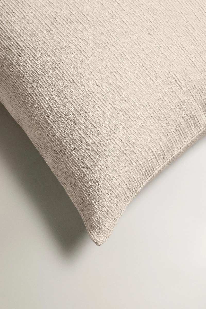 TEXTURED THROW PILLOW COVER