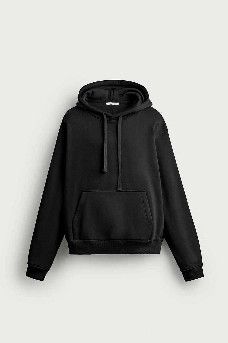 BASIC RELAXED-FIT HOODIE