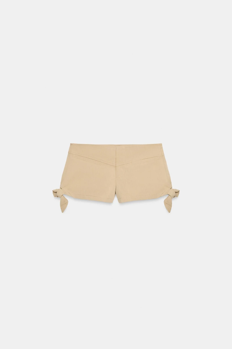 MINI SHORTS WITH SIDE TIES