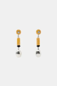 RESIN STONE EARRINGS