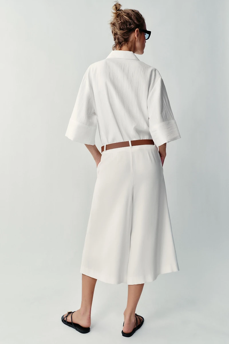 BERMUDA LONG AVEC CEINTURE