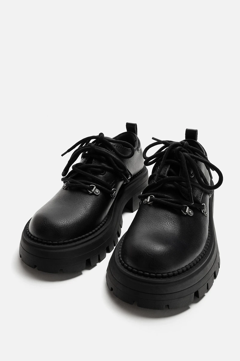 CHUNKY MULTI-LACE-UP SHOES