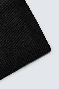 100% WOOL KNIT SCARF
