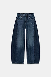 TRF HIGH-WAIST BALLOON OVERSIZE JEANS