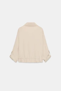 VESTE SAFARI À MANCHES RETROUSSÉES