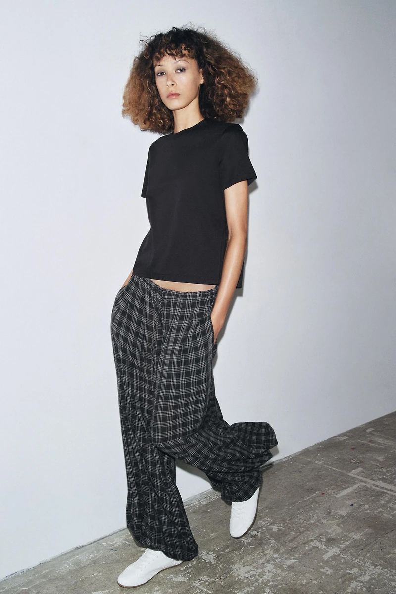 MERCERIZED COTTON T-SHIRT
