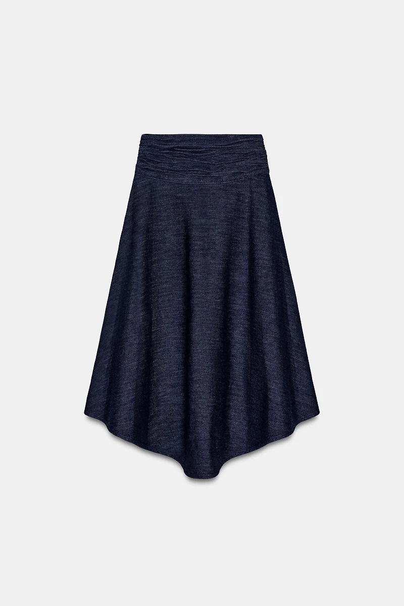 Z1975 ASYMMETRIC MIDI SKIRT