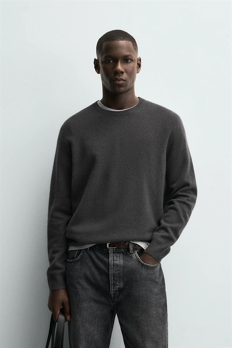 WOOL CASHMERE SWEATER