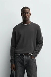 WOOL CASHMERE SWEATER