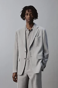 SLIM FIT WOOL BLEND BLAZER