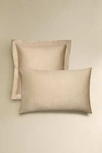TEXTURED PRINT PILLOWCASE