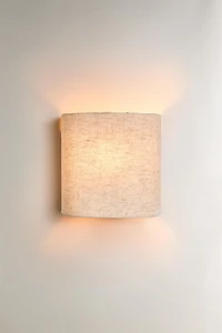 LAMP | LINEN WALL SCONCE