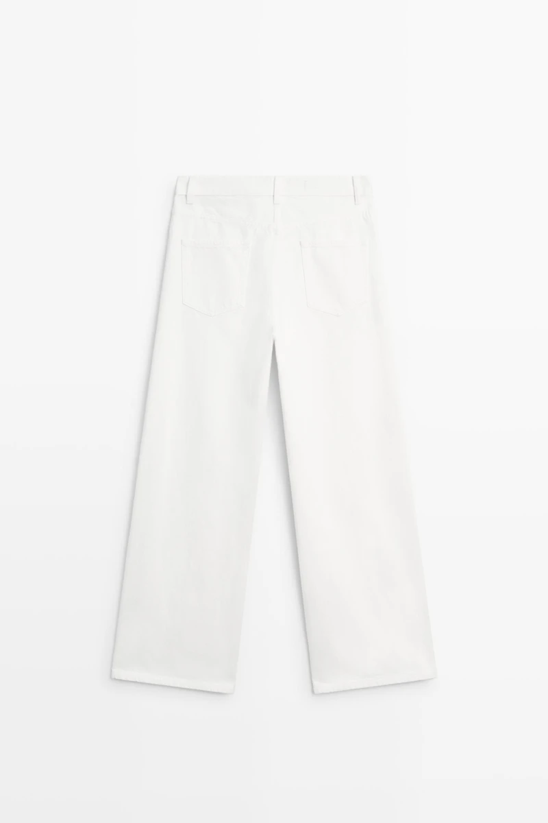 Jean wide leg taille haute