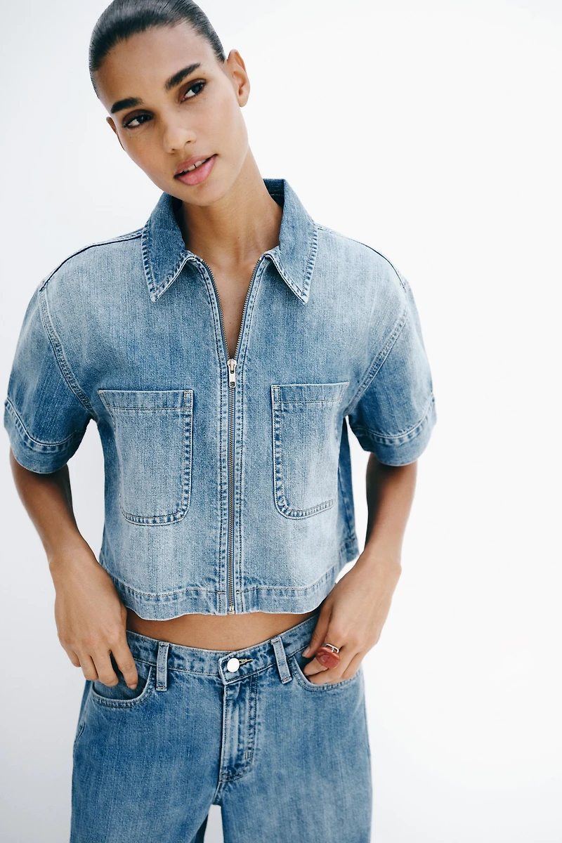 Z1975 SHORT SLEEVE DENIM SHIRT