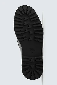 PENNY LOAFERS WITH TRACK SOLE
