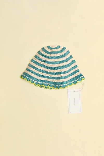 ZARA TIMELESS - STRIPED CROCHET KNIT HAT