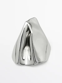 Boucles d’oreilles moyennes plissées