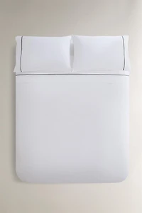 PIQUÉ PIPING DUVET COVER