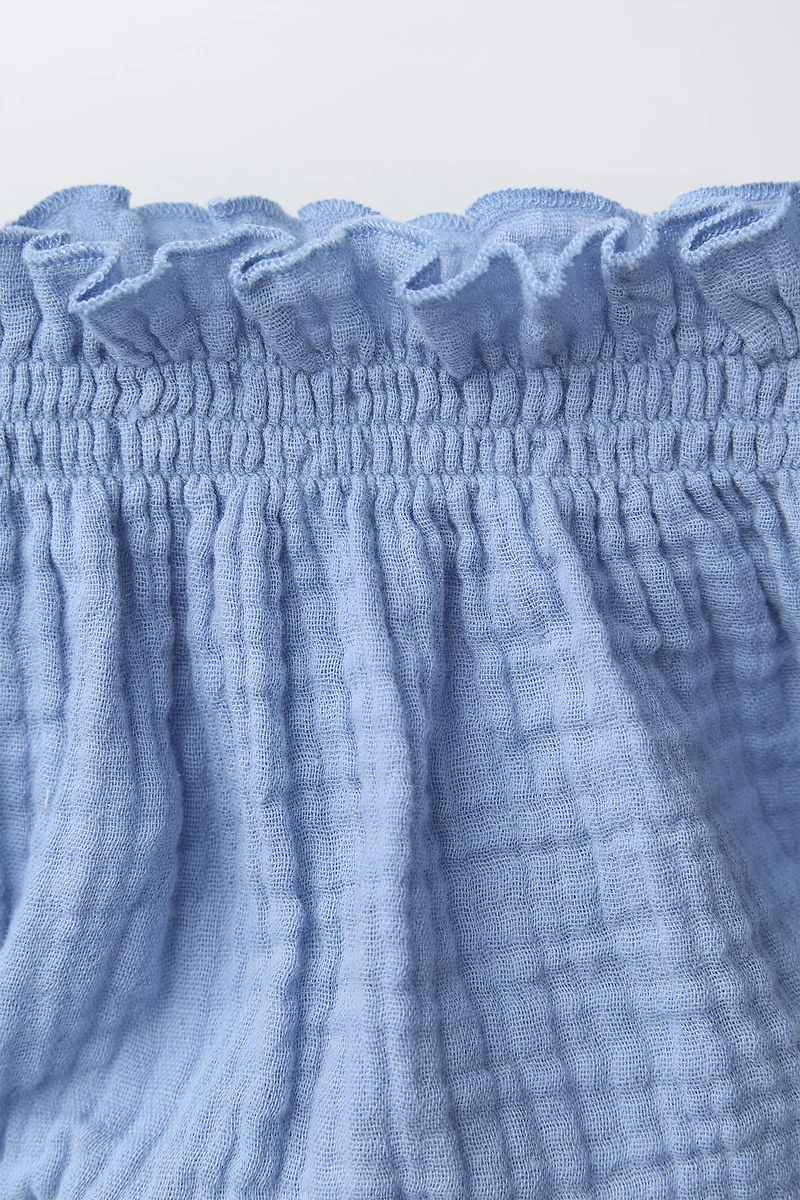 CULOTTE TEXTURÉE UNIE