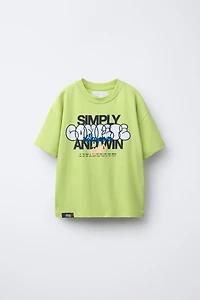 FLOCKED GRAFFITI T-SHIRT