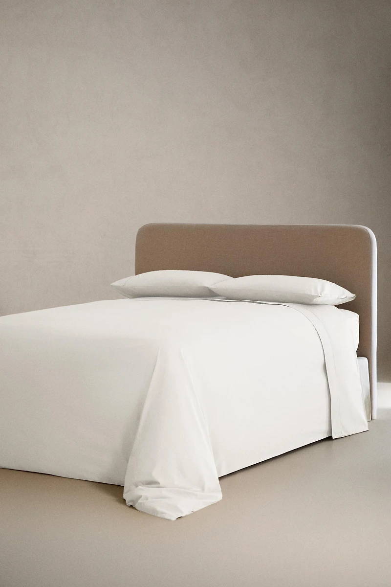PERCALE COTTON FITTED SHEET | 15.7" THICK ( THREAD COUNT
