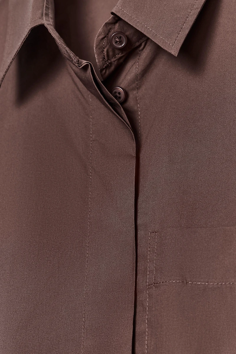 POPLIN POCKET SHIRT
