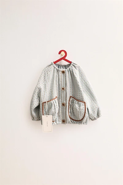ZARA TIMELESS - STRIPED TEXTURED JACKET