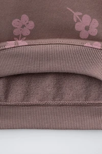 FLORAL SWEATSHIRT AND LEGGING SET