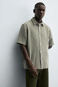 STRIPED JACQUARD SHIRT
