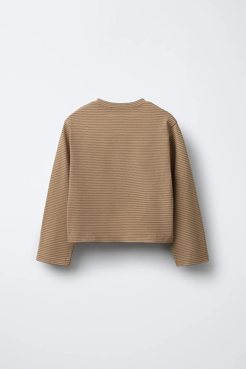 STRIPED T-SHIRT WITH BENSIMON ® X ZARA LABEL