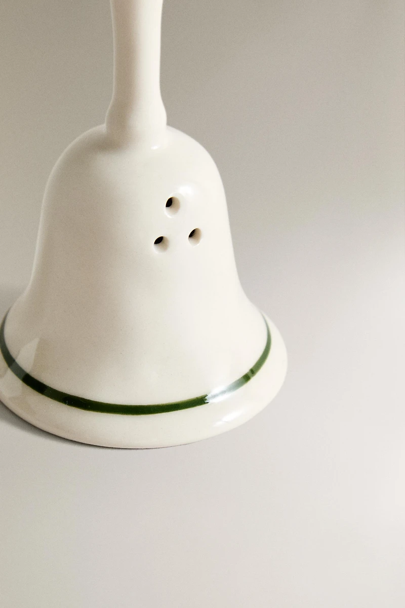 CHRISTMAS BELL SALT AND PEPPER SHAKER SET