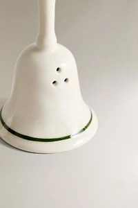 CHRISTMAS BELL SALT AND PEPPER SHAKER SET