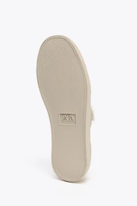 FABRIC STRAP BALLET FLATS