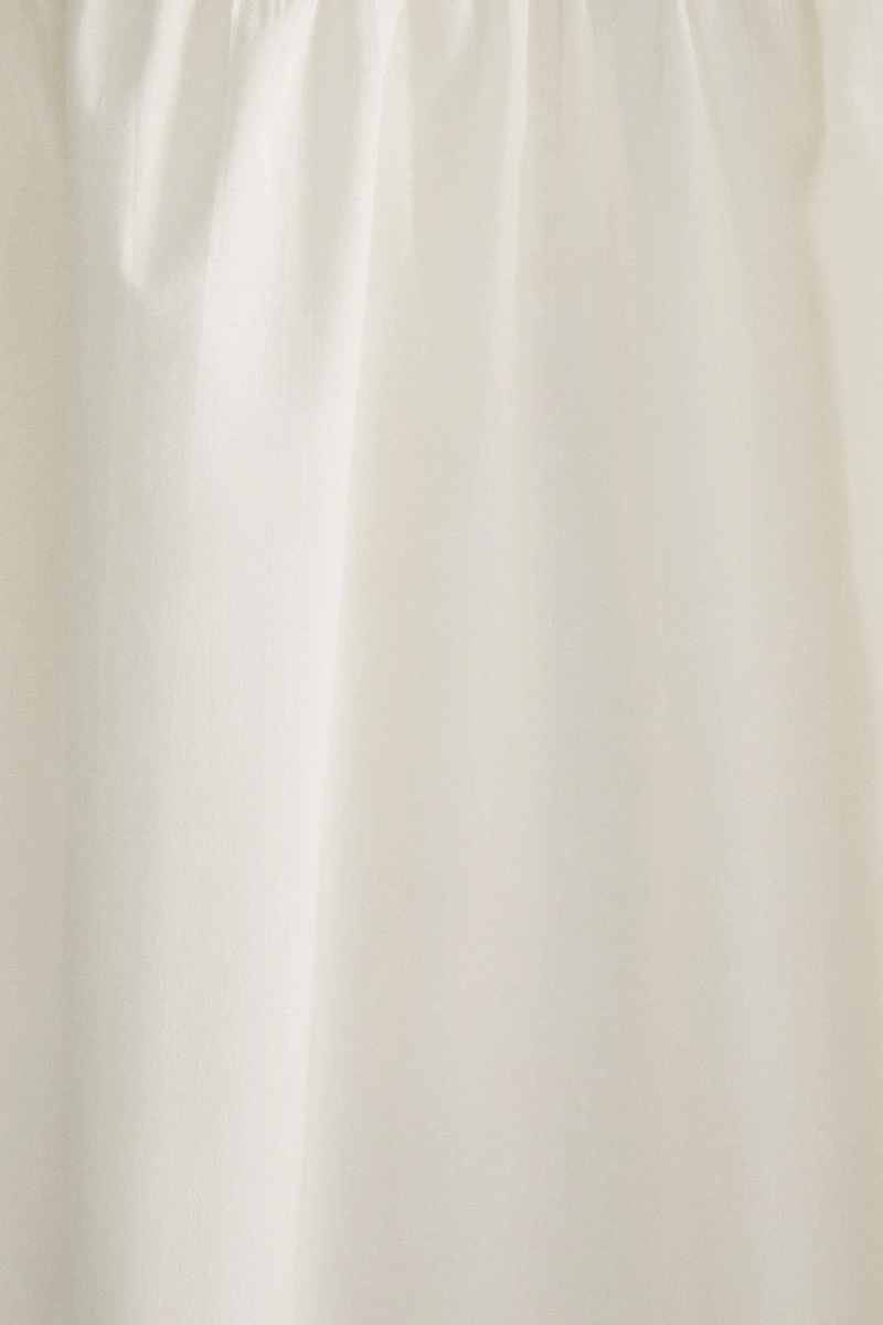 CHEMISE DE NUIT COTON BRODERIES