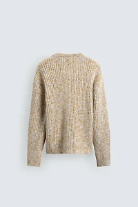 CONTRAST TEXTURED JUMPER