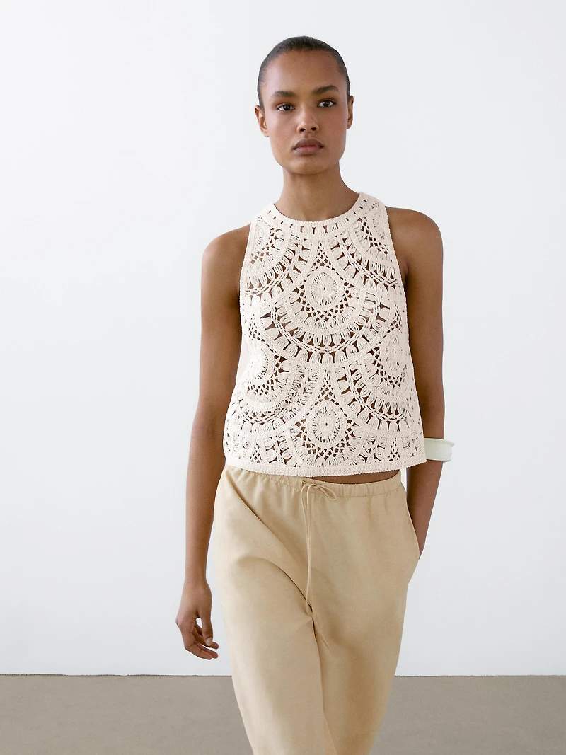 Flowing linen blend barrel fit trousers