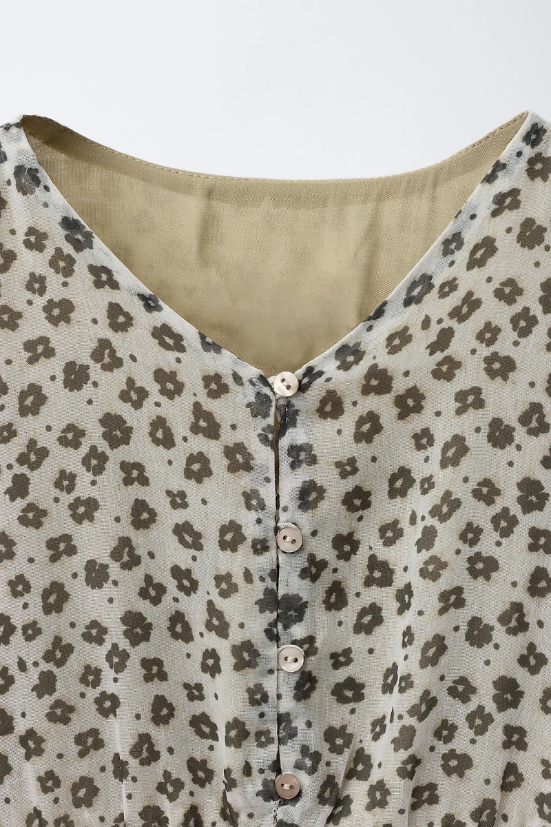 FLORAL PRINT DRESSZ