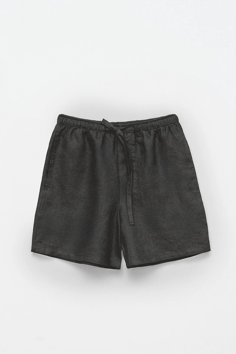 LINEN SHORTS