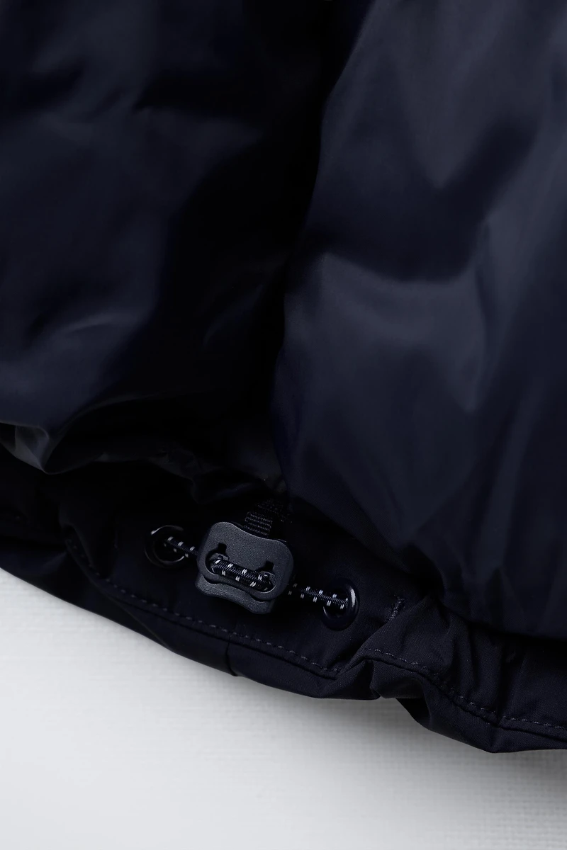 COLOR BLOCK PUFFER JACKET