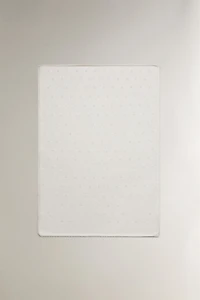 POINTELLE COTTON BABY BLANKET