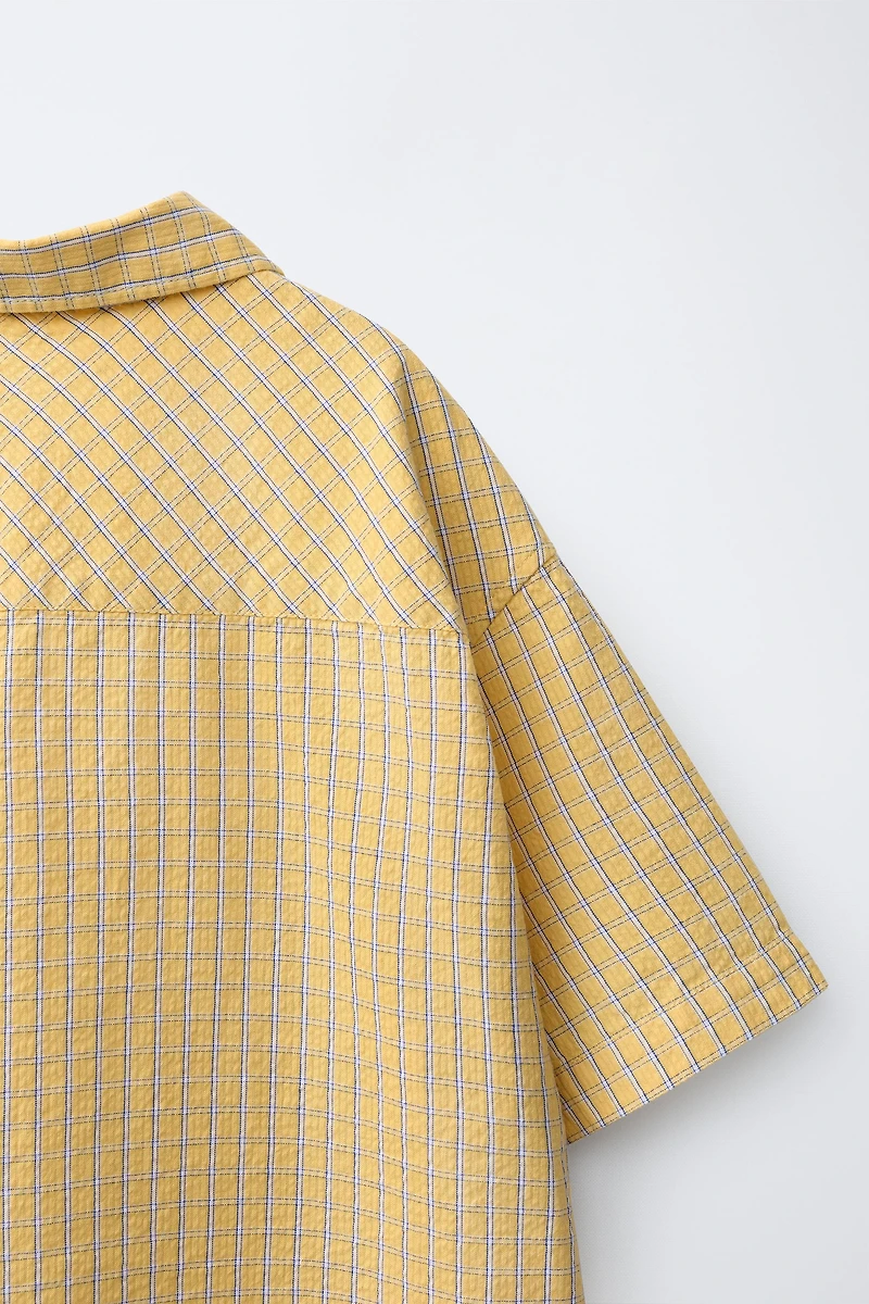 PUKAS SURF PLAID PRINT SHIRT