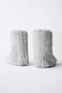 HAIRY SNOW BOOTS