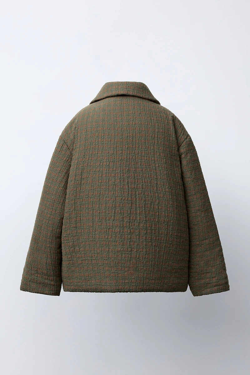 PLAID FIREMAN CLASP JACKET