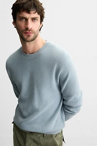 PURL KNIT SWEATER