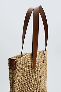 WOVEN SHOPPER BAG