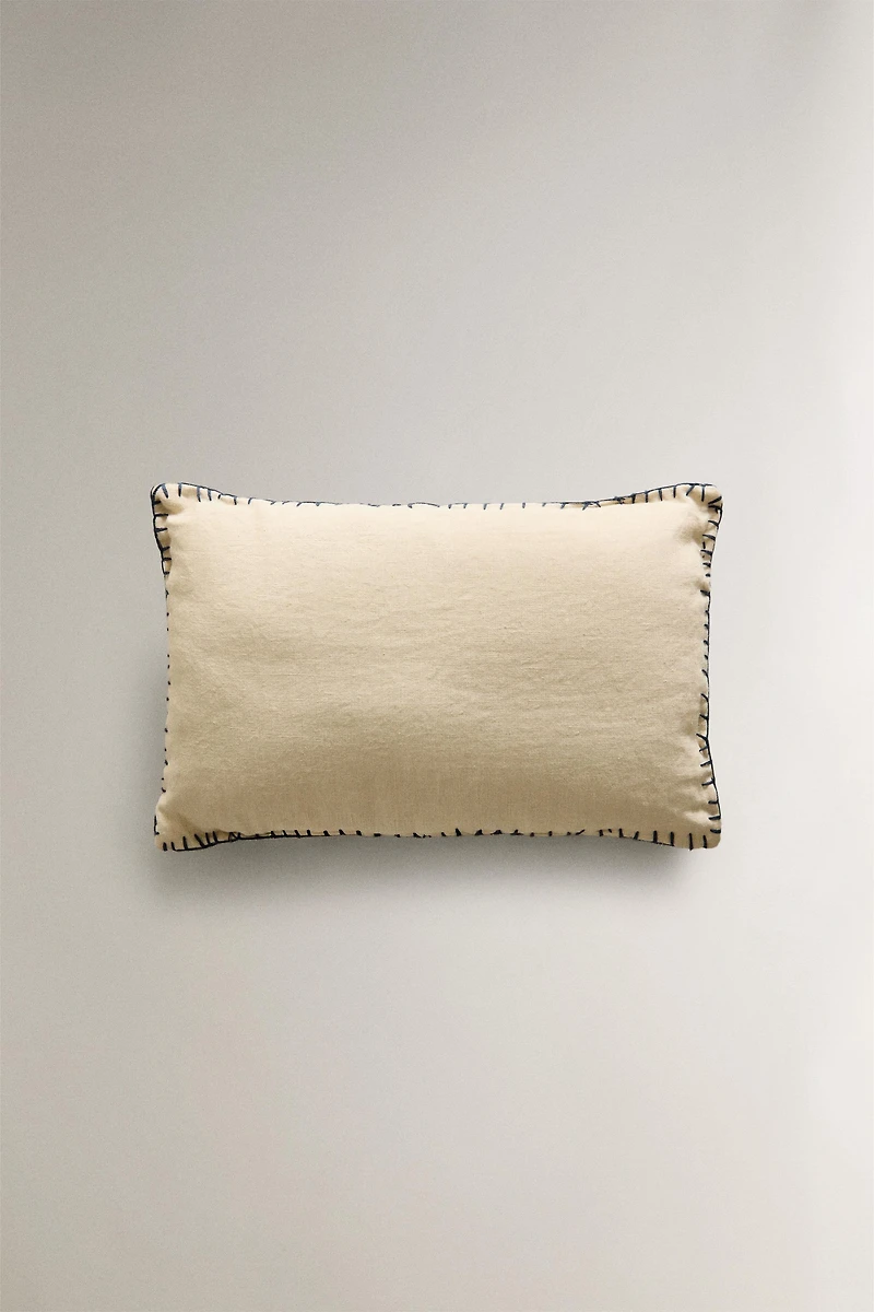 BABY LINEN RABBIT CUSHION