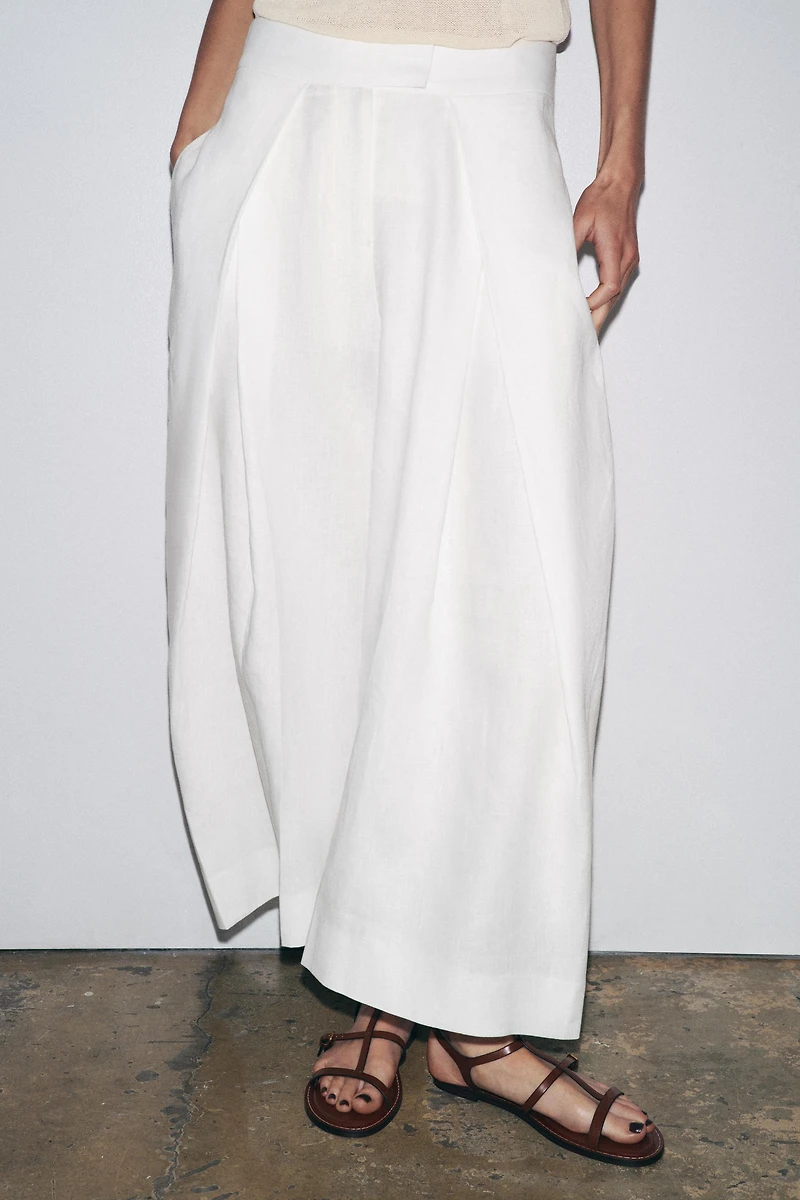 PANTALON VOLUME À PINCES ZW COLLECTION