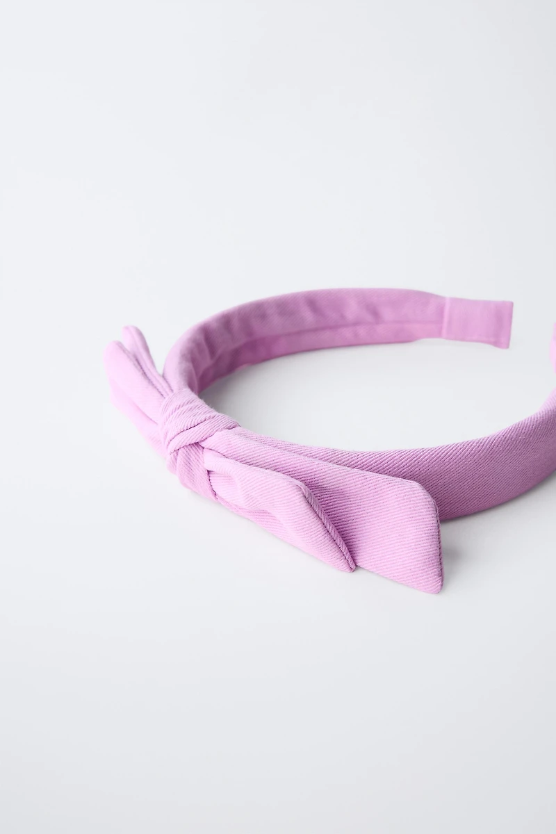 SERRE-TÊTE UNI AVEC NŒUD