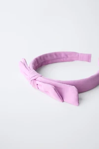 SERRE-TÊTE UNI AVEC NŒUD